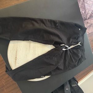 Figs Black Track Pants